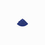 Afwerkrand hoekstuk voor 18 mm kliktegels ultramarineblauw