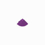 Afwerkrand hoekstuk voor 18 mm kliktegels violet