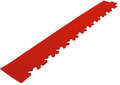 Afwerkrand met hoek voor 7 mm pvc kliktegels rood