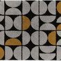 ColorStar Golden binnendeurmat-grijs-60x85 cm
