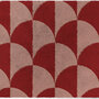 ColorStar- Scales- binnendeurmat-rose-rood-85x150 cm