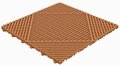 BoClassic balkonvloeren 18 mm &ndash; open kliktegels-rond | Terracotta