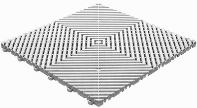 Kliktegel open structuur BoGrid wit-alu Kliktegel open structuur BoGrid wit-alu