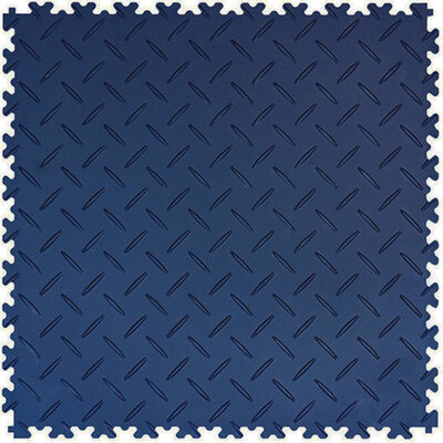 PVC kliktegel 7 mm traanplaatlook BoSepta donkerblauw 