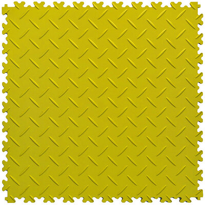 PVC kliktegel 7 mm traanplaatlook BoSepta geel