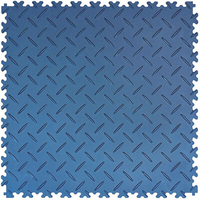 PVC kliktegel 7 mm traanplaatlook BoSepta blauw
