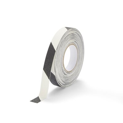 Antisliptape Glow in the Dark 25 mm Gestreept zwart glow Antisliptape Glow in the Dark 25 mm Gestreept zwart glow