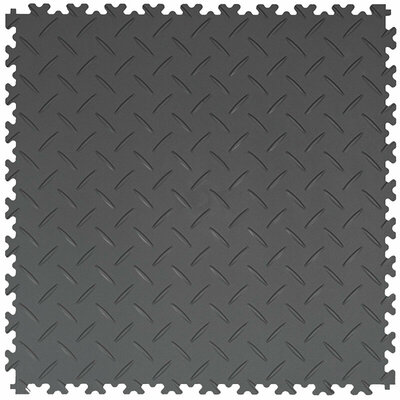 PVC kliktegel 4 mm BoKwatro traanplaat antraciet  PVC kliktegel 4 mm BoKwatro traanplaat antraciet