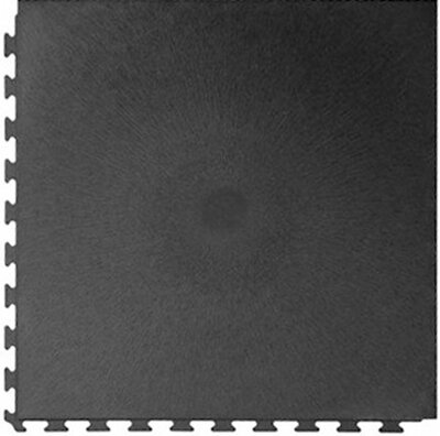 Recycling PVC kliktegel 10 mm waterdicht BoClip zwart