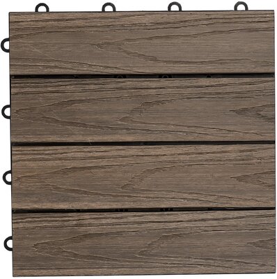 Kliktegel WPC houtstructuur antraciet Kliktegel WPC houtstructuur antraciet