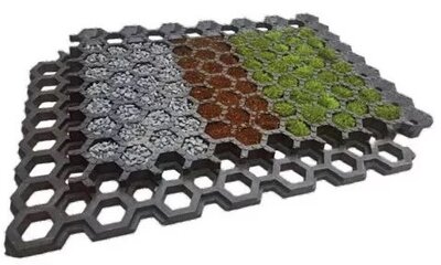 Grasdoorgroei tegels Grasdoorgroei tegels