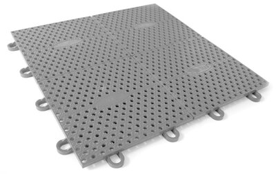 Sportvloer Jugar-Tile Outdoor Tennis grijs