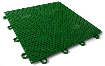 Sportvloer Jugar-Tile Outdoor Tennis groen