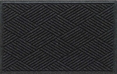 Deurmat WaterHog Diamond Charcoal  90x150 cm
