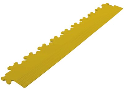 Afwerkrand recht voor 9 mm BoNueva pvc kliktegels geel