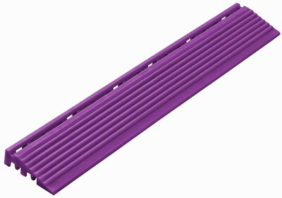 Afwerkrand recht voor 18 mm PP kliktegels violet