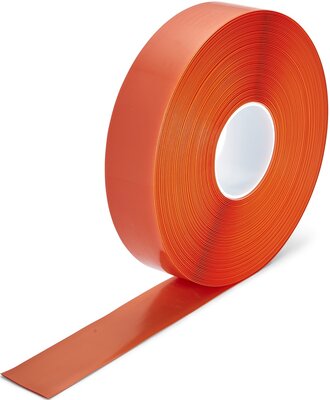 Vloermarkeringstape extra dun Thinstripe 50 mm oranje