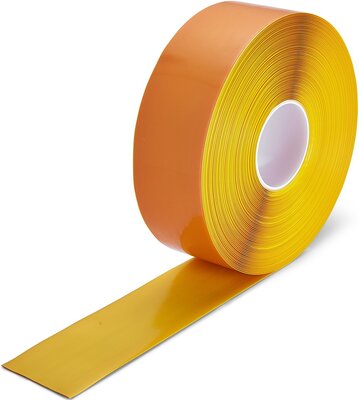 LeanLine Smooth Vloermarkeringstape 75 mm geel