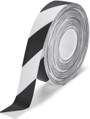 LeanLine Route Vloermarkeringstape 50 mm wit-zwart