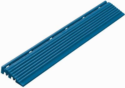 Afwerkrand recht voor 18 mm PP kliktegels blauw