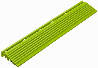 Afwerkrand recht voor 18 mm PP kliktegels lime