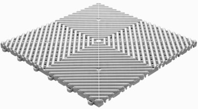 BoDeck Standard Balkonvloertegel – Open Drainage Kliktegel (PP)|WitAlu