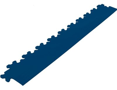 Afwerkrand recht voor 7 mm pvc kliktegels donkerblauw
