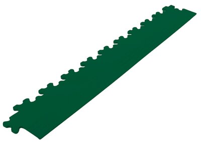 Afwerkrand recht voor 7 mm pvc kliktegel groen