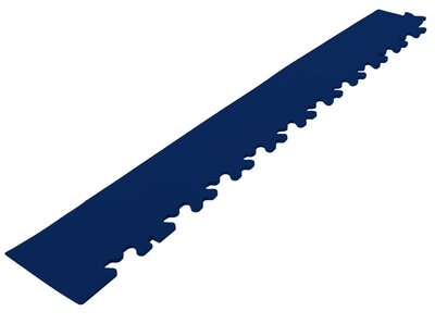 Afwerkrand met hoek voor 7 mm pvc kliktegels donkerblauw