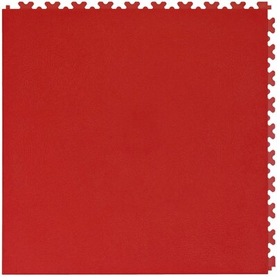 Taralock PVC kliktegel Garagevloer 7 mm -rood-verdekte verbinding