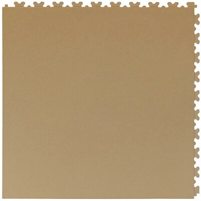 Taralock PVC kliktegel Garagevloer 7 mm -beige-verdekte verbinding