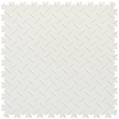 BoSepta PVC Kliktegel Garagevloer –7mm-wit-traanplaat 