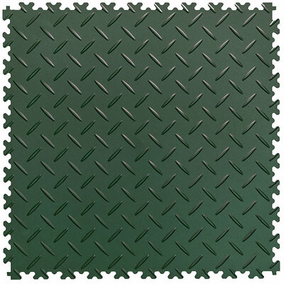 BoSepta PVC Kliktegel Garagevloer –7mm-groen-traanplaat 
