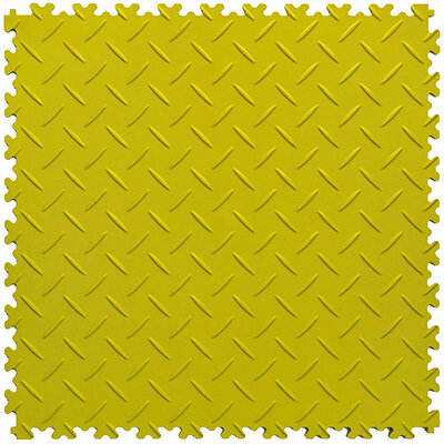 BoSepta PVC Kliktegel Garagevloer –7mm-geel-traanplaat 