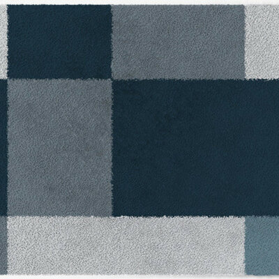 ColorStar Blocks binnendeurmat-koelgrijs-85x115 cm