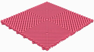 BoDeck balkonvloeren 18 mm – open kliktegels-afgerond | Pink