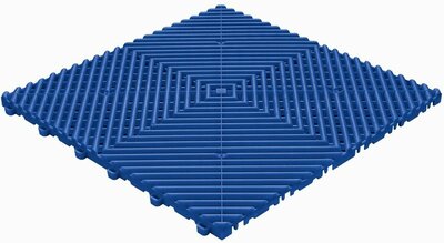 BoDeck balkonvloeren 18 mm – open kliktegels-afgerond | Reflexblau