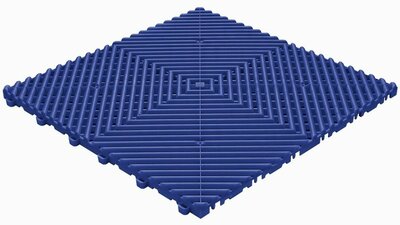 BoDeck balkonvloeren 18 mm – open kliktegels-afgerond | Ultramarineblauw