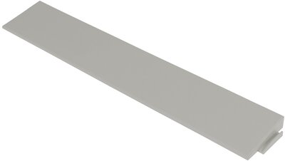 Afwerkrand recht voor 12 mm BoVersa kliktegels Grijs