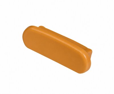 Eindkap PVC Trapleuningprofiel F408-515 stratos oranje
