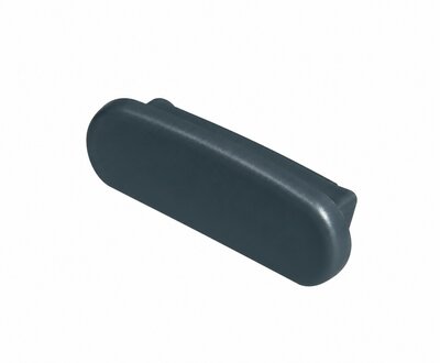 Eindkap PVC Trapleuningprofiel F408-502 stratos antraciet